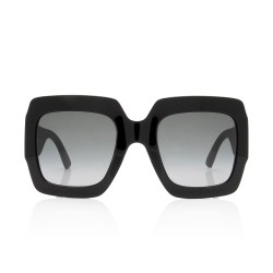 Gucci Glitter Interlocking G Square Sunglasses