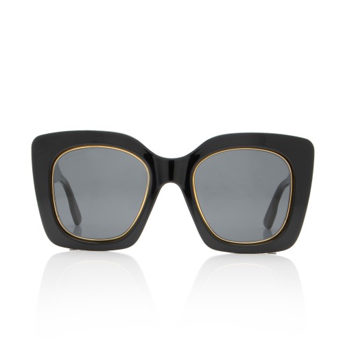 Gucci Logo Oversized Butterfly Sunglasses