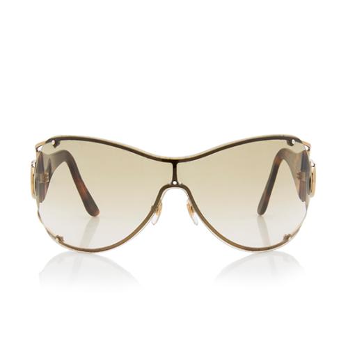 Gucci Rimless Shield Sunglasses