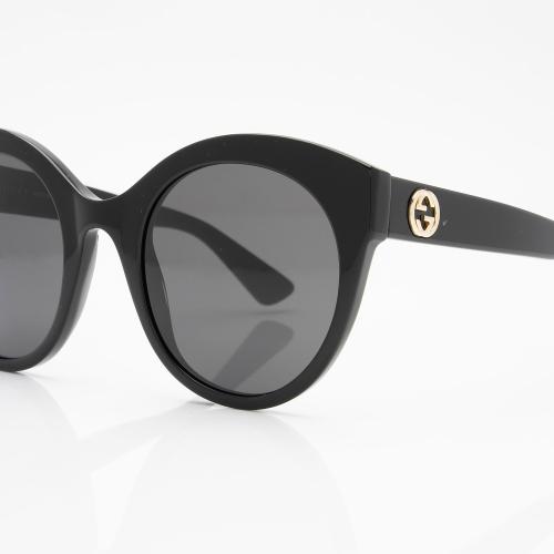 Gucci Round Interlocking GG Sunglasses