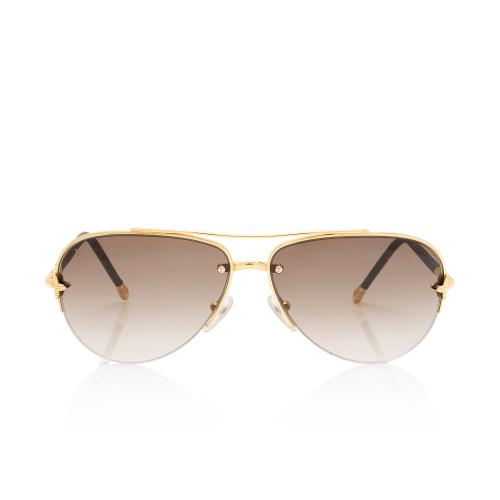 Louis Vuitton Monogram Canvas Viola Pilote Petite Sunglasses