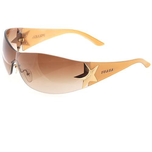 Prada Gold Star Sheild Sunglasses