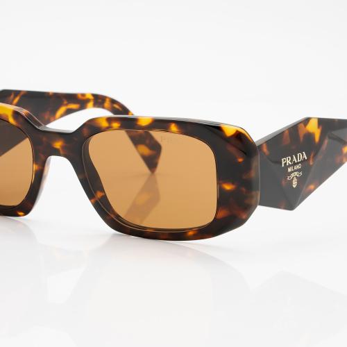 Prada Symbole Rectangular Sunglasses