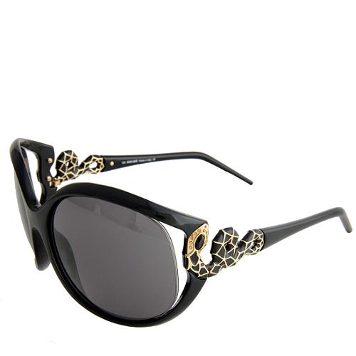 Roberto Cavalli Snake Encrusted Sunglasses 