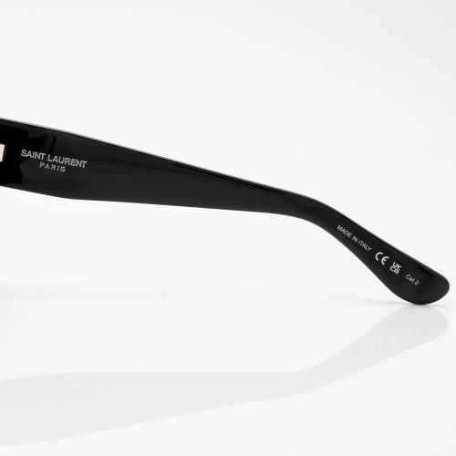 Saint Laurent Round Logo Sunglasses