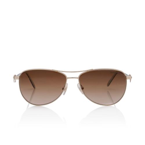 Tiffany & Co. Twist Bow Aviator Sunglasses