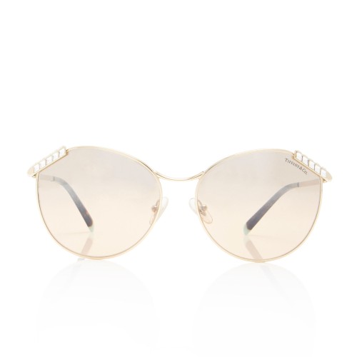 Tiffany & Co. Crystal Aviator Sunglasses