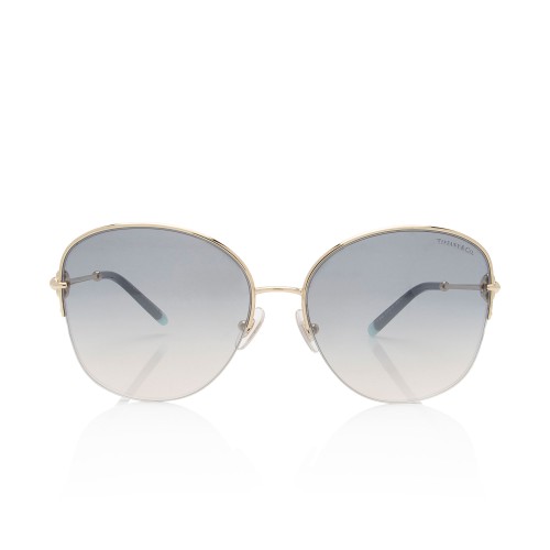 Tiffany and Co. Metal Pillow Sunglasses