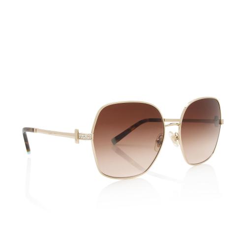 Tiffany & Co. Square Crystal Tiffany T Sunglasses