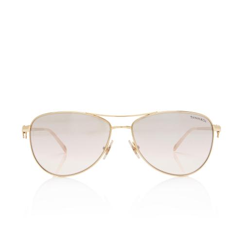 Tiffany & Co.Twist Bow Aviator Sunglasses