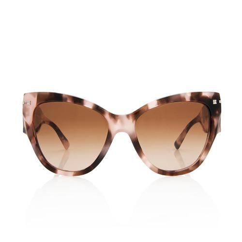 Valentino Rockstud Cat Eye Sunglasses