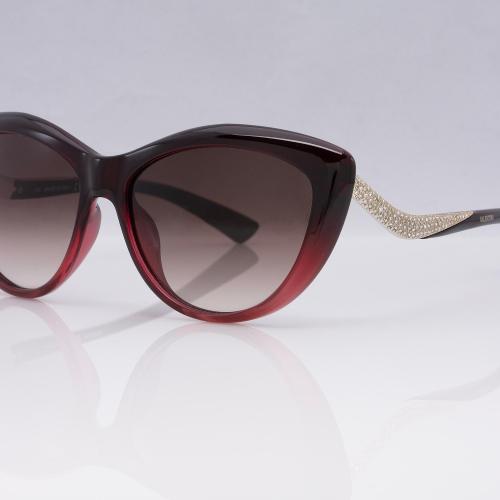 Valentino Crystal Cat Eye Sunglasses