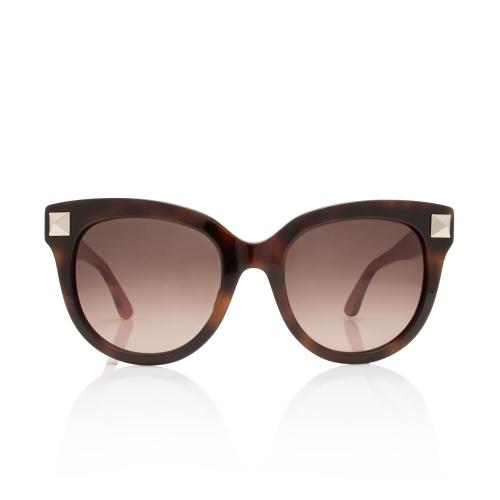 Valentino Rockstud Square Sunglasses