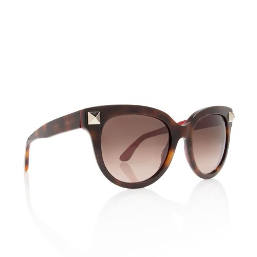 Valentino Rockstud Square Sunglasses