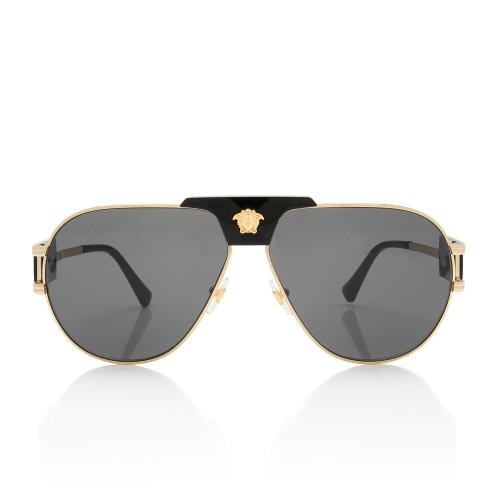 Versace Medusa Aviator Sunglasses