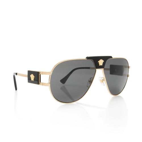 Versace Medusa Aviator Sunglasses