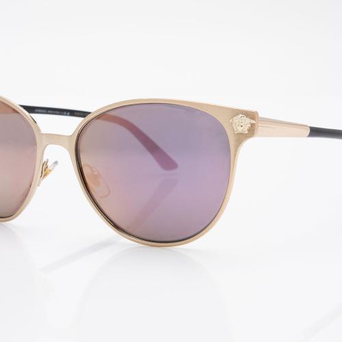 Versace Mirrored Cat Eye Sunglasses