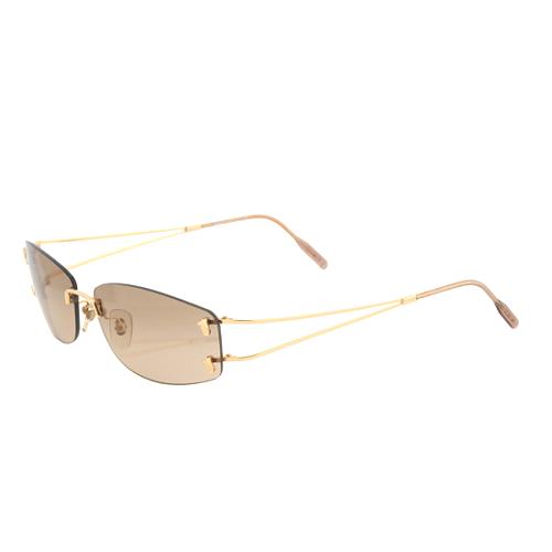 Versace Rimless Sunglasses