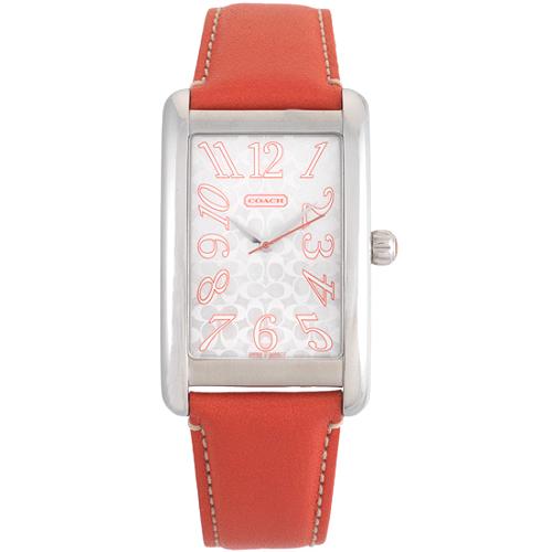 Coach Lexington Elongated Coral Watch