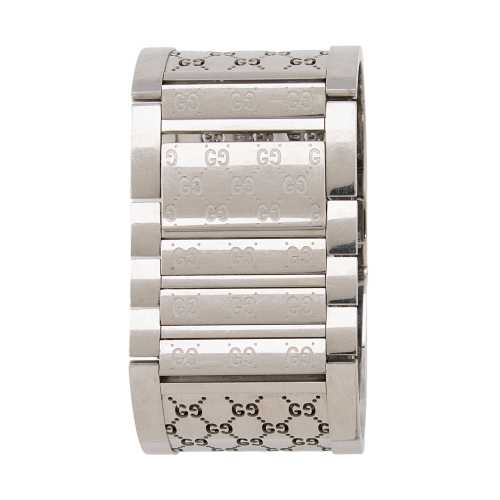 Gucci Stainless Steel Diamond GG Twirl Wide Watch