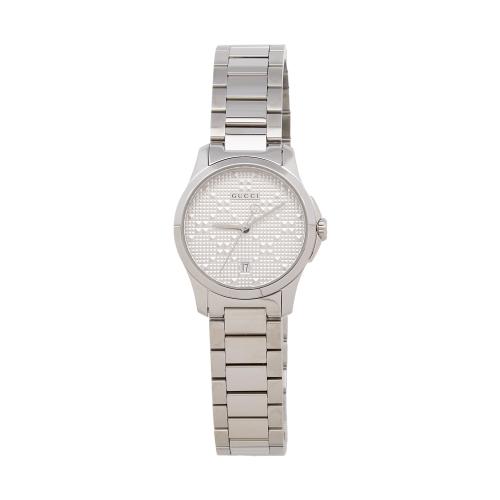 Gucci Stainless Steel Diamante G-Timeless Watch