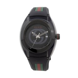 Gucci Stainless Steel Rubber GG Sync Watch