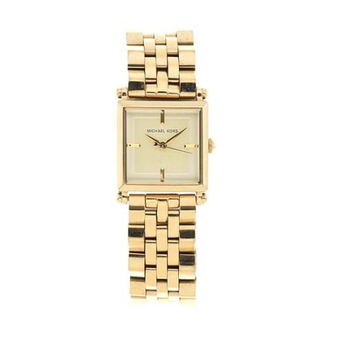 Michael Kors Square Goldtone Watch