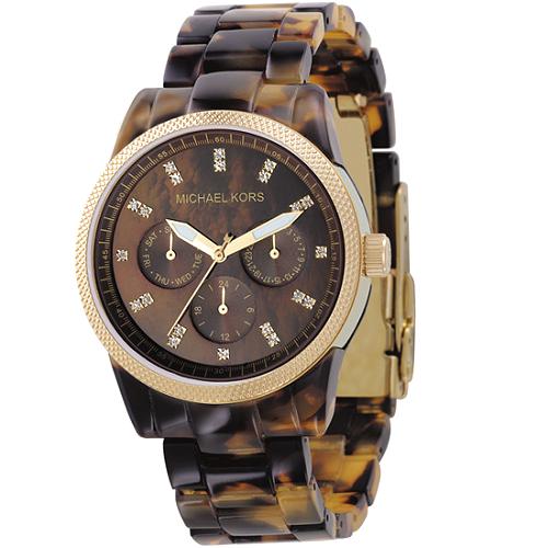 Michael Kors Tortoise Jet Set Watch