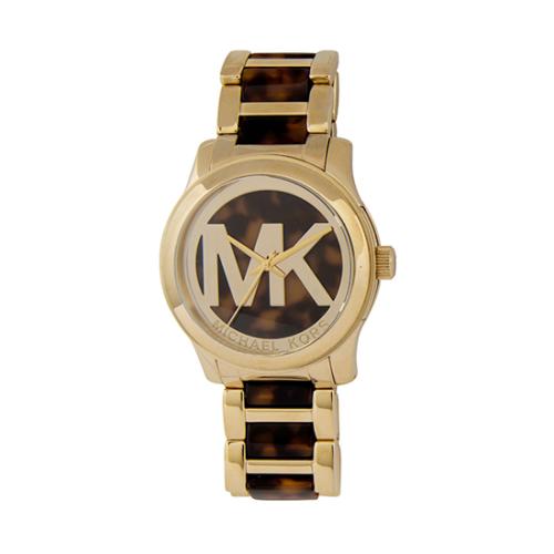 Michael Kors Tortoise Logo Watch