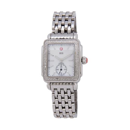 Michele Diamond Deco Mid Watch