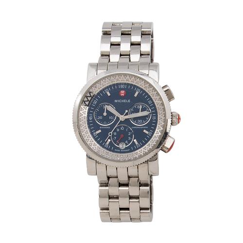 Michele Diamond Sport Sail Chronograph Watch