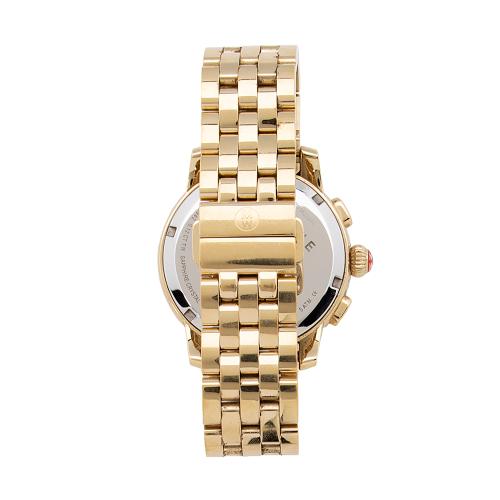 Michele Diamond Uptown Chronograph Watch