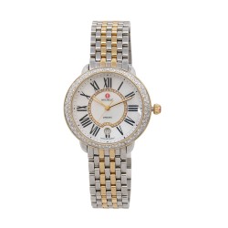 Michele Two-Tone Stainless Steel Diamond Serein Watch