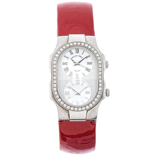 Philip Stein Teslar Double Face Diamond Bezel Watch