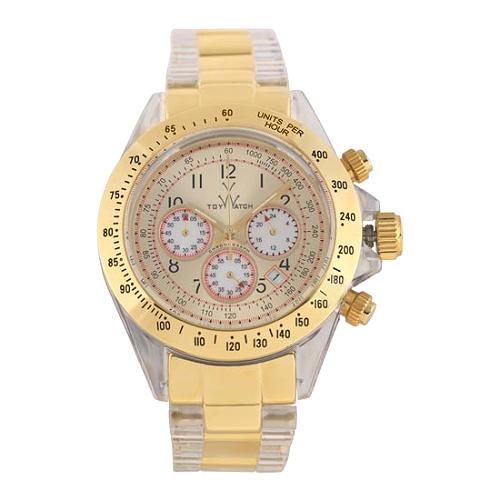 ToyWatch Gold Chrono Watch